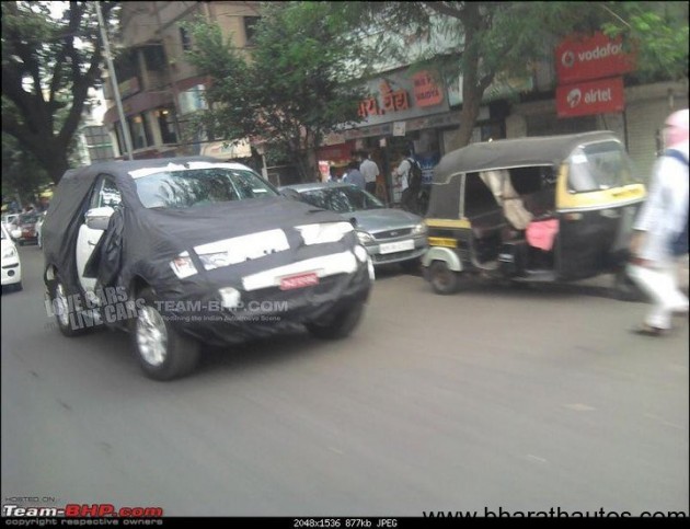 Spied 2011 Mitsubishi Pajero Sport in Pune