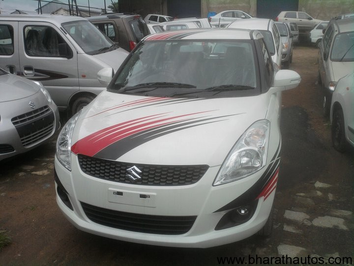 New Maruti Swift test drive cars have slowly began appearing at some dealer