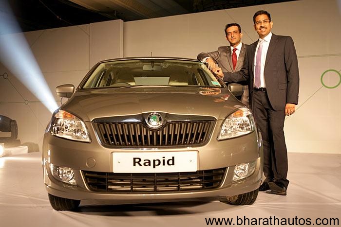 Skoda India launches the Rapid sedan at Rs 675 lakhs