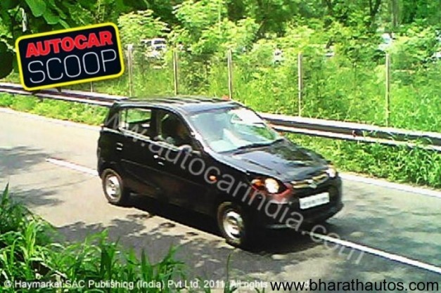 New Maruti 800cc car - Spotted