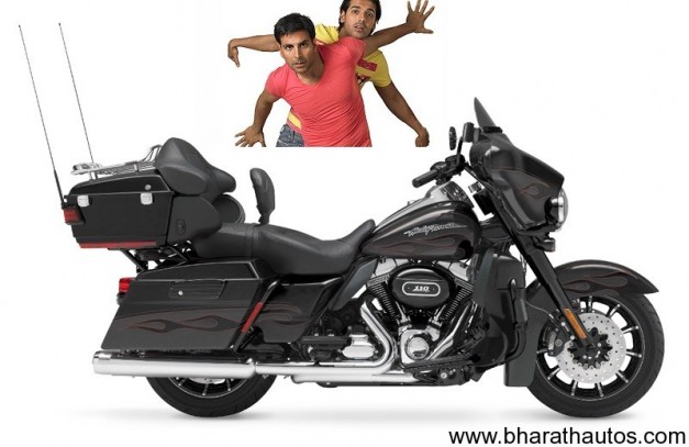 05 16 2012 John Abraham gifted a self customized Harley Davidson bike to 