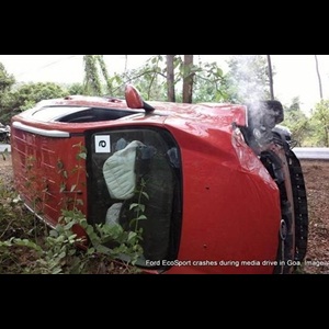 Emergency Assistance in Ford EcoSport saves lives in an accident during media drive