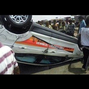 Ford-EcoSport-Toppled-Testdrive -Perumbavoor-Kochi
