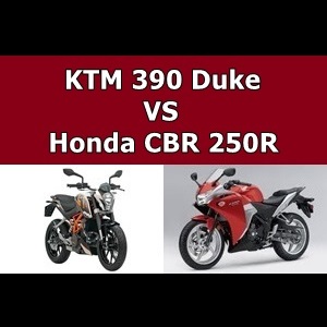 KTM Duke 390 & Honda CBR 250R