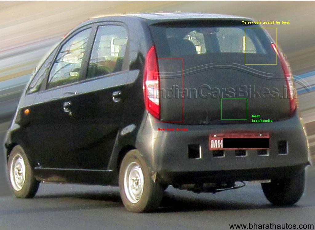 2013 Tata Nano Diesel Rendered Image With An Open Able Hatch