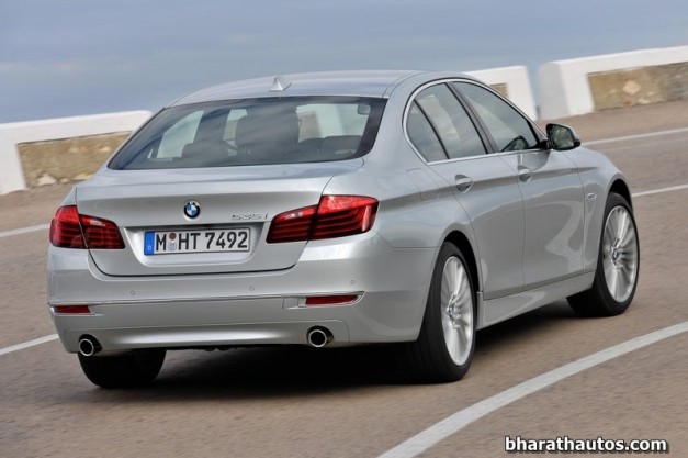 2014-BMW-5_Series-Facelift-India-Rear-View