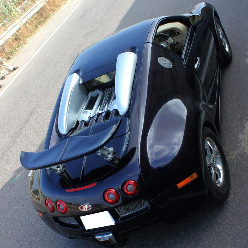 Maruti Esteem Modified Bugatti Veyron Rear End