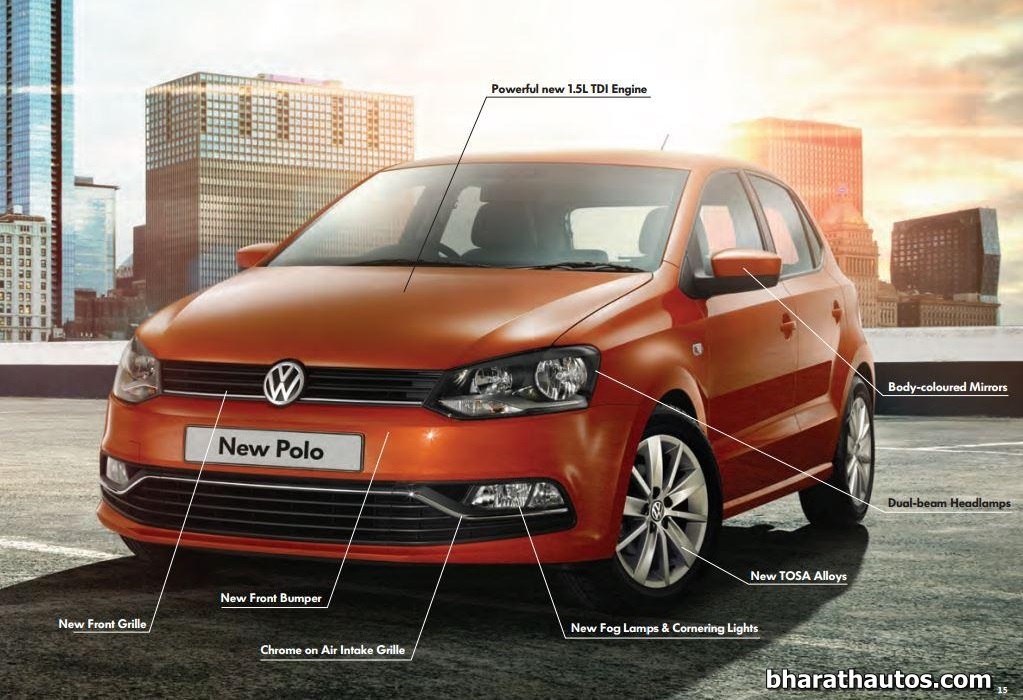 2014 vw polo facelift front view