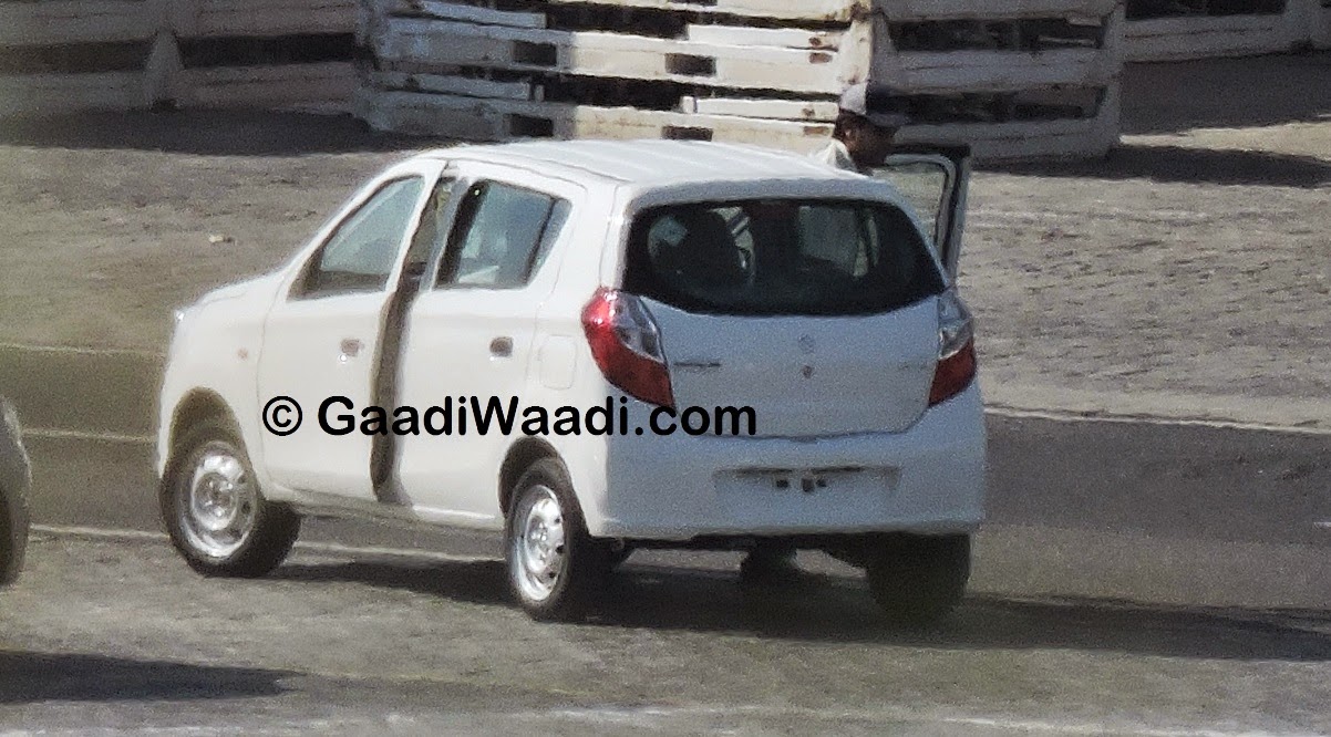 2015 Maruti Suzuki Alto K10 Facelift Fully Uncovered For The First