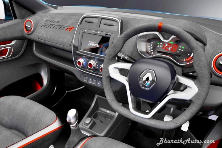 Renault Kwid Racer Concept Limited Edition India Dashboard