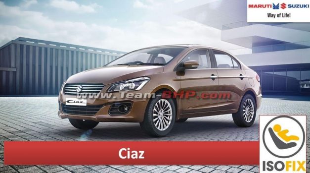 maruti-ciaz-isofix-child-seat-mount-standard-soon