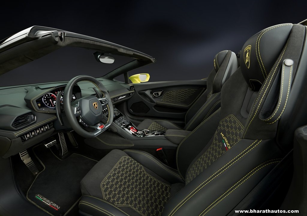 2017 Lamborghini Huracan Rwd Spyder Dashboard Interior Cabin