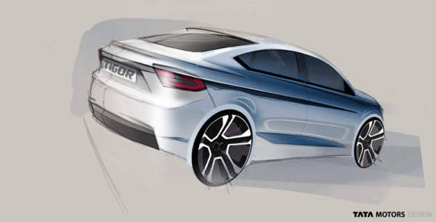 tata-motors-releases-tata-tigor-teaser-sketch