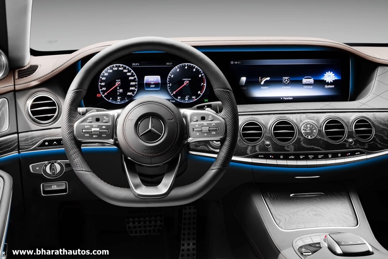 2018 Mercedes Benz S Class Facelift Dashboard Interior Cabin