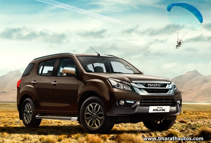 Isuzu MU-X launched in India - from Rs. 23.99 lakh, 3.0L 4×4 A/T