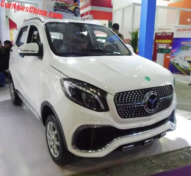 luxing-istar-lsev-mahindra-kuv100-mercedes-benz-gle-modified-front-fascia