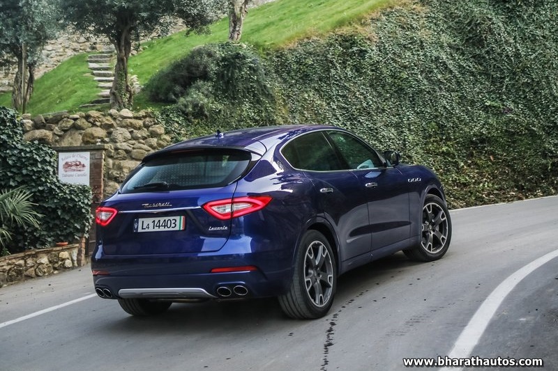 Maserati Levante Suv India Rear Pictures Photos Images Snaps