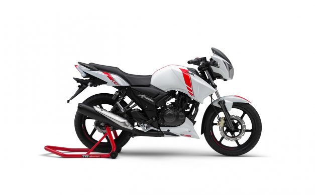 tvs-apache-rtr-160-white-race-edition-side-pictures-photos-images-snaps-gallery