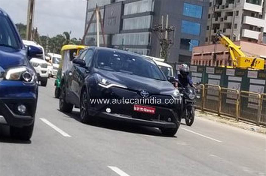 Toyota C-HR spotted for the first time in India - launch ...