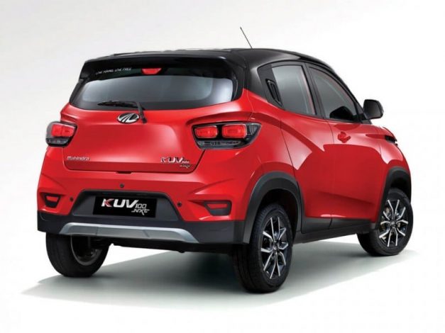 mahindra-kuv100-nxt-diesel-amt-variant-electric-version-rear-back-pictures-photos-images-snaps-gallery